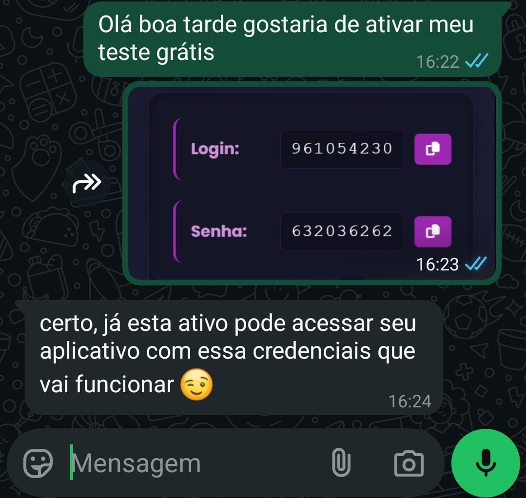 Envio pelo WhatsApp